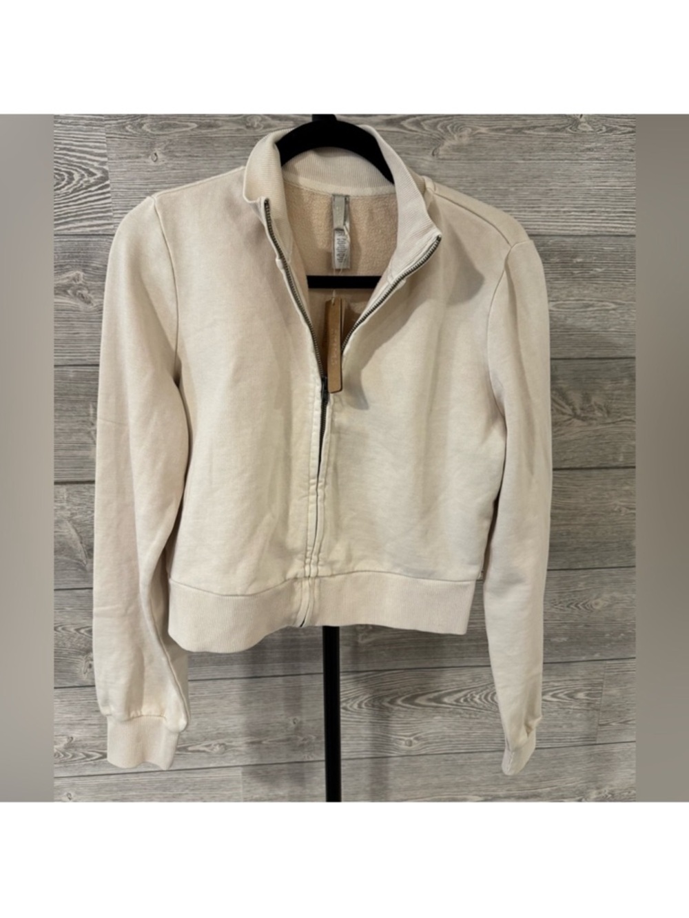 NWT Skims Boyfriend Fleece Track Jacket Full Zip